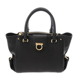 SALVATORE FERRAGAMO フェラガモ 2WAY トートバッグ ブラック レディース レザー 2WAYバッグ ABランク 中古 銀蔵