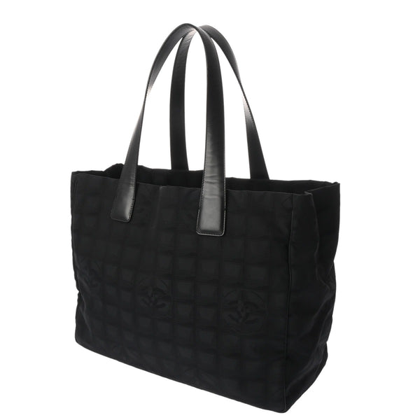 CHANEL シャネル ニュートラベルライン トート MM ブラック A15991 レディース ナイロン ハンドバッグ ABランク 中古 銀蔵