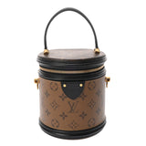 LOUIS VUITTON ルイヴィトン モノグラムリバース カンヌ 2WAY ブラウン M43986 レディース モノグラムキャンバス ハンドバッグ Aランク 中古 銀蔵