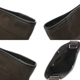 PRADA プラダ カーキ レディース ジャガード レザー ショルダーバッグ ABランク 中古 銀蔵