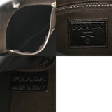 PRADA プラダ カーキ レディース ジャガード レザー ショルダーバッグ ABランク 中古 銀蔵
