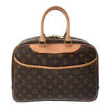 LOUIS VUITTON ルイヴィトン モノグラム ドーヴィル ブラウン M47270 レディース モノグラムキャンバス ハンドバッグ ABランク 中古 銀蔵