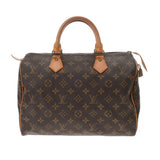 LOUIS VUITTON ルイヴィトン モノグラム スピーディ 30 ブラウン M41526 レディース モノグラムキャンバス ハンドバッグ Bランク 中古 銀蔵