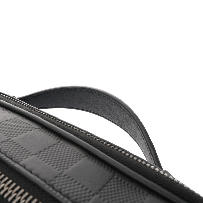 LOUIS VUITTON ルイヴィトン ダミエアンフィニ アンブレール オニキス N41288 メンズ トリヨンレザー ボディバッグ ABランク 中古 銀蔵