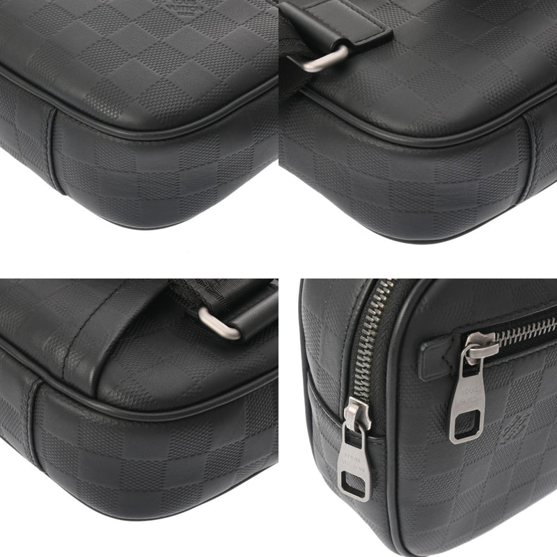 LOUIS VUITTON ルイヴィトン ダミエアンフィニ アンブレール オニキス N41288 メンズ トリヨンレザー ボディバッグ ABランク 中古 銀蔵