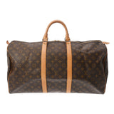LOUIS VUITTON ルイヴィトン モノグラム キーポル 55 ブラウン M41424 ユニセックス モノグラムキャンバス ボストンバッグ Bランク 中古 銀蔵