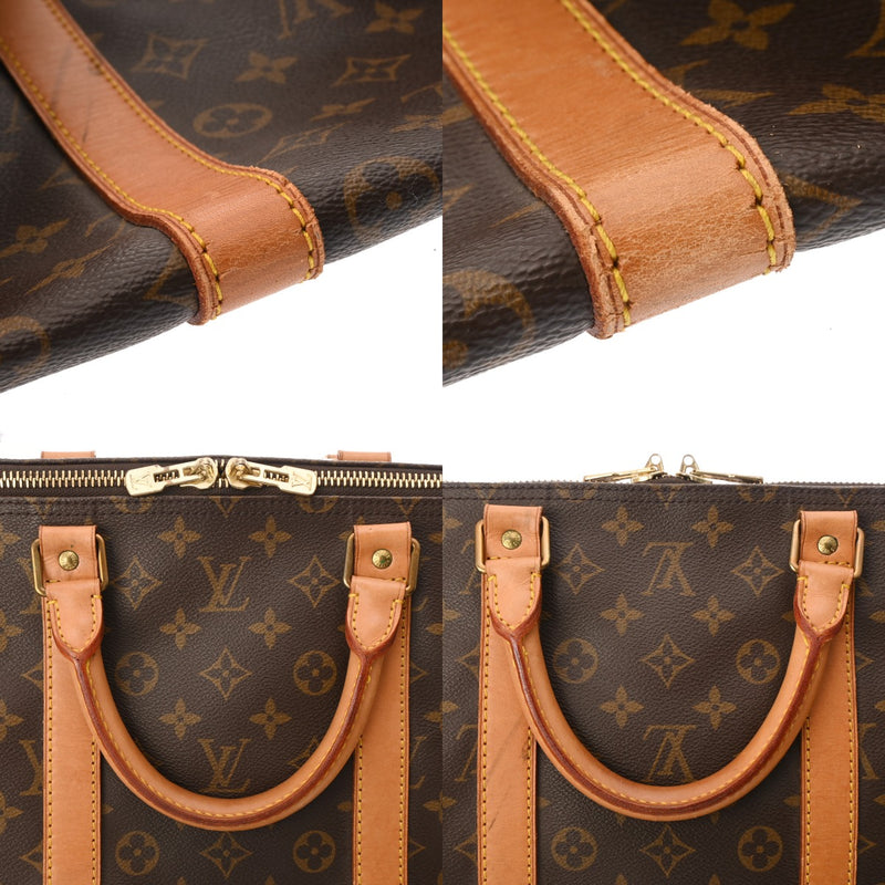 LOUIS VUITTON ルイヴィトン モノグラム キーポル 55 ブラウン M41424 ユニセックス モノグラムキャンバス ボストンバッグ Bランク 中古 銀蔵