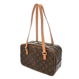LOUIS VUITTON ルイヴィトン モノグラム シテ MM ブラウン M51182 レディース モノグラムキャンバス ハンドバッグ ABランク 中古 銀蔵