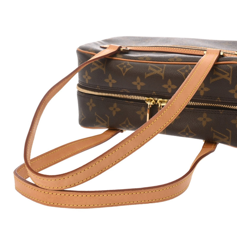 LOUIS VUITTON ルイヴィトン モノグラム シテ MM ブラウン M51182 レディース モノグラムキャンバス ハンドバッグ ABランク 中古 銀蔵