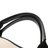 BALENCIAGA バレンシアガ ネイビーカバス S ホワイト ブラック 339933 レディース キャンバス レザー ハンドバッグ Bランク 中古 銀蔵