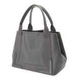 BALENCIAGA バレンシアガ ネイビーカバス S グレー 339933 レディース レザー ハンドバッグ Bランク 中古 銀蔵