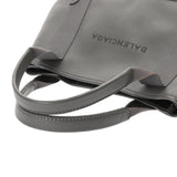BALENCIAGA バレンシアガ ネイビーカバス S グレー 339933 レディース レザー ハンドバッグ Bランク 中古 銀蔵