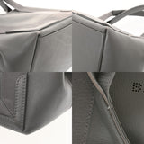 BALENCIAGA バレンシアガ ネイビーカバス S グレー 339933 レディース レザー ハンドバッグ Bランク 中古 銀蔵