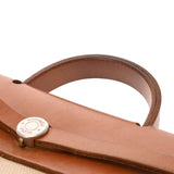 HERMES エルメス エールバッグ アド ナチュラル/エクリュ □D刻印(2000年頃) ユニセックス トワルアッシュ リュック・デイパック Bランク 中古 銀蔵