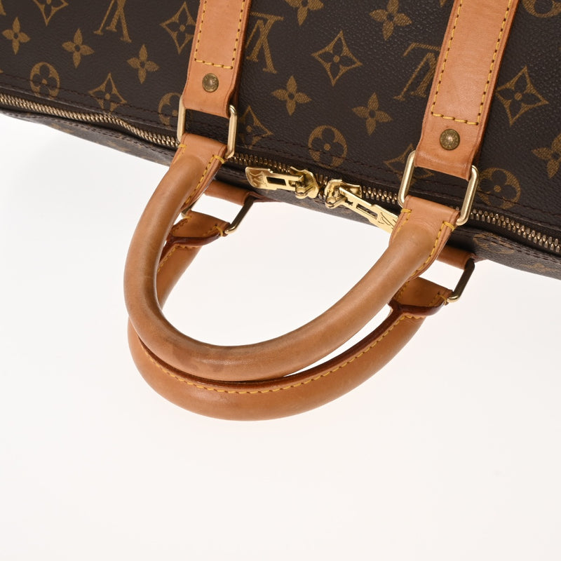 LOUIS VUITTON ルイヴィトン モノグラム キーポル 45 ブラウン M41428 ユニセックス モノグラムキャンバス ボストンバッグ Bランク 中古 銀蔵
