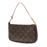 LOUIS VUITTON ルイヴィトン モノグラム ポシェット アクセソワール ブラウン M51980 レディース モノグラムキャンバス アクセサリーポーチ Bランク 中古 銀蔵