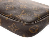 LOUIS VUITTON ルイヴィトン モノグラム ポシェット アクセソワール ブラウン M51980 レディース モノグラムキャンバス アクセサリーポーチ Bランク 中古 銀蔵