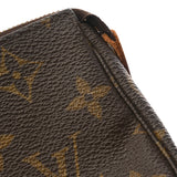 LOUIS VUITTON ルイヴィトン モノグラム ミニ ポシェット アクセソワール ブラウン M58009 レディース モノグラムキャンバス アクセサリーポーチ Bランク 中古 銀蔵
