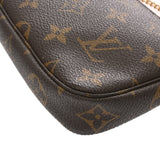 LOUIS VUITTON ルイヴィトン モノグラム ミニ ポシェット アクセソワール ブラウン M58009 レディース モノグラムキャンバス アクセサリーポーチ Bランク 中古 銀蔵