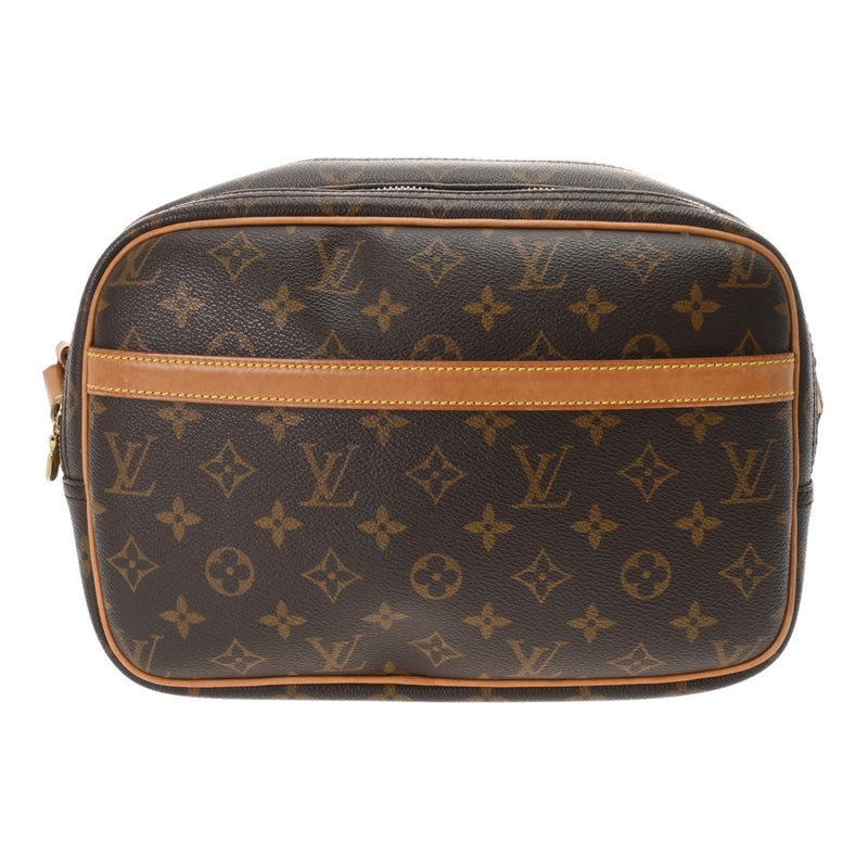 LOUIS VUITTON ルイヴィトン モノグラム リポーター PM ブラウン M45254 ユニセックス モノグラムキャンバス ショルダーバッグ Bランク 中古 銀蔵