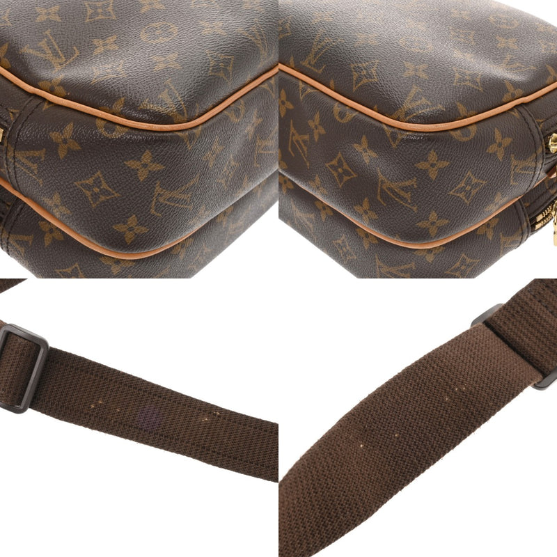 LOUIS VUITTON ルイヴィトン モノグラム リポーター PM ブラウン M45254 ユニセックス モノグラムキャンバス ショルダーバッグ Bランク 中古 銀蔵
