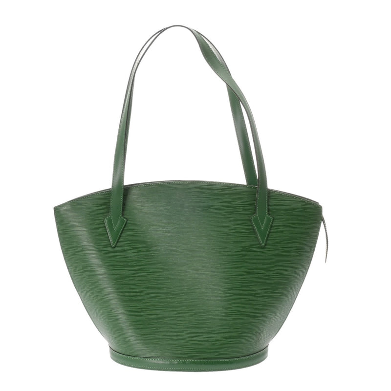 LOUIS VUITTON ルイヴィトン エピ サンジャック ショッピング トート グリーン M52264 レディース エピレザー ショルダーバッグ ABランク 中古 銀蔵