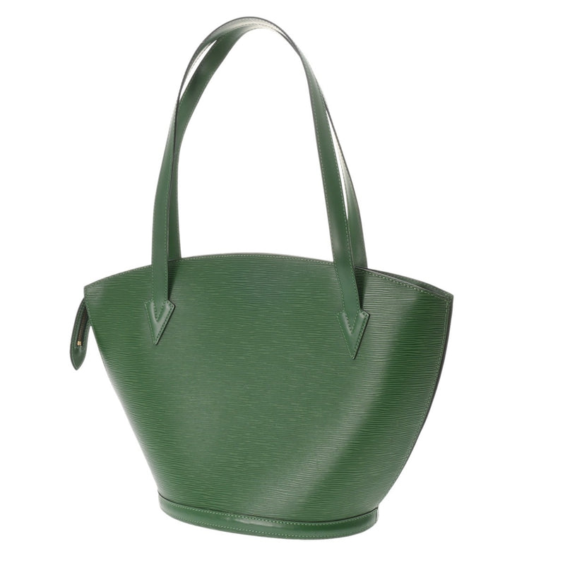 LOUIS VUITTON ルイヴィトン エピ サンジャック ショッピング トート グリーン M52264 レディース エピレザー ショルダーバッグ ABランク 中古 銀蔵