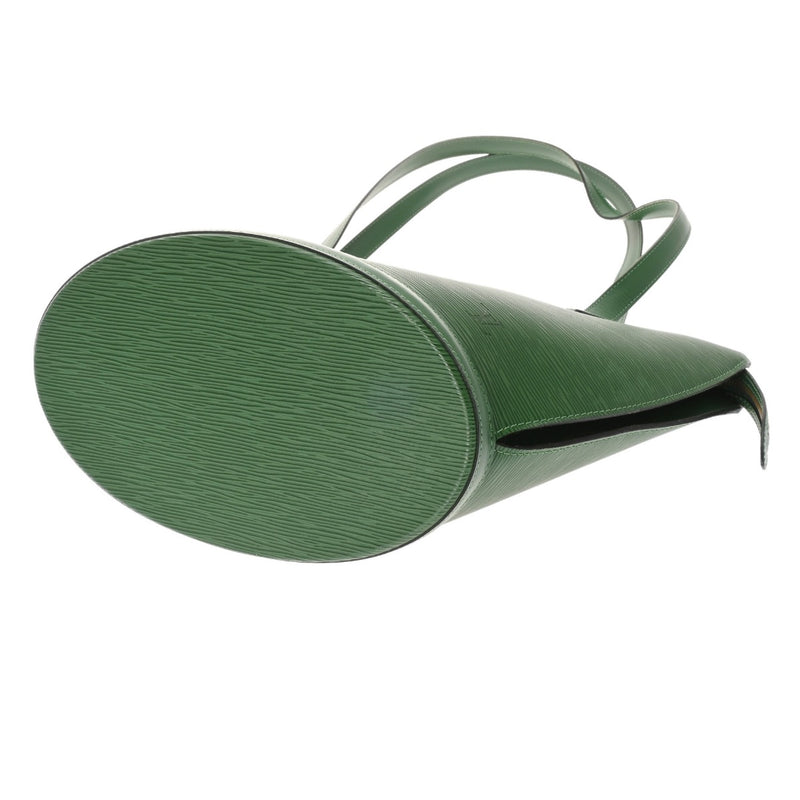 LOUIS VUITTON ルイヴィトン エピ サンジャック ショッピング トート グリーン M52264 レディース エピレザー ショルダーバッグ ABランク 中古 銀蔵