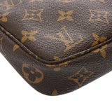 LOUIS VUITTON ルイヴィトン モノグラム ポシェット アクセソワール 旧型 ブラウン M51980 レディース モノグラムキャンバス アクセサリーポーチ Bランク 中古 銀蔵