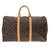 LOUIS VUITTON ルイヴィトン モノグラム キーポル 50 ブラウン M41426 ユニセックス モノグラムキャンバス ボストンバッグ Bランク 中古 銀蔵