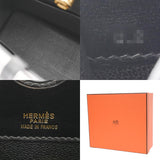 HERMES エルメス ダルヴィ PM ブラック □C刻印(1999年頃) レディース ボックスカーフ ハンドバッグ Aランク 中古 銀蔵