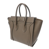 CELINE セリーヌ ラゲージ マイクロショッパー スリ レディース ドラムカーフ ハンドバッグ ABランク 中古 銀蔵
