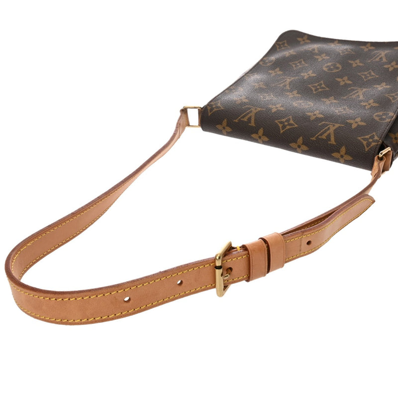 LOUIS VUITTON ルイヴィトン モノグラム ミュゼットサルサ ショート ブラウン M51258 レディース モノグラムキャンバス ショルダーバッグ Bランク 中古 銀蔵