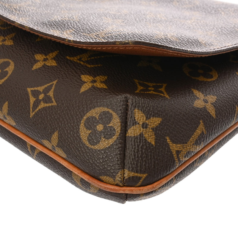 LOUIS VUITTON ルイヴィトン モノグラム ミュゼットサルサ ショート ブラウン M51258 レディース モノグラムキャンバス ショルダーバッグ Bランク 中古 銀蔵