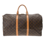 LOUIS VUITTON ルイヴィトン モノグラム キーポル 50 ブラウン M41426 ユニセックス モノグラムキャンバス ボストンバッグ Bランク 中古 銀蔵
