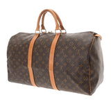 LOUIS VUITTON ルイヴィトン モノグラム キーポル 50 ブラウン M41426 ユニセックス モノグラムキャンバス ボストンバッグ Bランク 中古 銀蔵