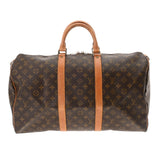 LOUIS VUITTON ルイヴィトン モノグラム キーポル 50 ブラウン M41426 ユニセックス モノグラムキャンバス ボストンバッグ Bランク 中古 銀蔵