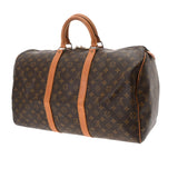 LOUIS VUITTON ルイヴィトン モノグラム キーポル 50 ブラウン M41426 ユニセックス モノグラムキャンバス ボストンバッグ Bランク 中古 銀蔵