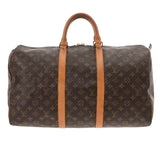 LOUIS VUITTON ルイヴィトン モノグラム キーポル 50 ブラウン M41426 ユニセックス モノグラムキャンバス ボストンバッグ Bランク 中古 銀蔵
