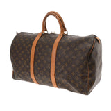 LOUIS VUITTON ルイヴィトン モノグラム キーポル 50 ブラウン M41426 ユニセックス モノグラムキャンバス ボストンバッグ Bランク 中古 銀蔵