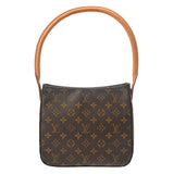 LOUIS VUITTON ルイヴィトン モノグラム ルーピング MM ブラウン M51146 レディース モノグラムキャンバス セミショルダーバッグ ABランク 中古 銀蔵