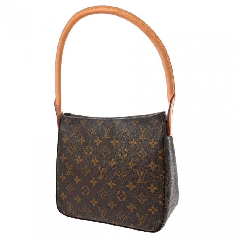 LOUIS VUITTON ルイヴィトン モノグラム ルーピング MM ブラウン M51146 レディース モノグラムキャンバス セミショルダーバッグ ABランク 中古 銀蔵