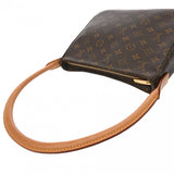 LOUIS VUITTON ルイヴィトン モノグラム ルーピング MM ブラウン M51146 レディース モノグラムキャンバス セミショルダーバッグ ABランク 中古 銀蔵