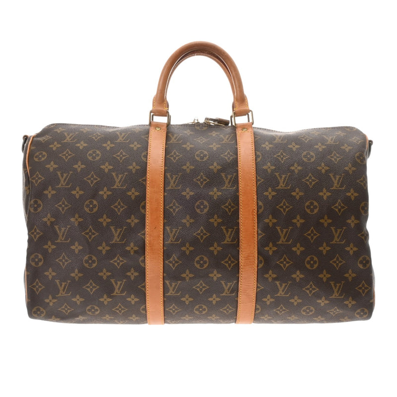 LOUIS VUITTON ルイヴィトン モノグラム キーポル バンドリエール 50 2WAY ブラウン M41416 ユニセックス モノグラムキャンバス ボストンバッグ Bランク 中古 銀蔵