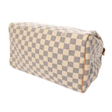 LOUIS VUITTON ルイヴィトン ダミエアズール スピーディ 30 ホワイト N41533 ユニセックス ダミエアズールキャンバス ハンドバッグ ABランク 中古 銀蔵