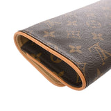 LOUIS VUITTON ルイヴィトン モノグラム ポシェットツイン GM 2WAY ブラウン M51852 レディース モノグラムキャンバス ショルダーバッグ ABランク 中古 銀蔵