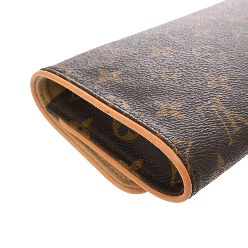 LOUIS VUITTON ルイヴィトン モノグラム ポシェットツイン GM 2WAY ブラウン M51852 レディース モノグラムキャンバス ショルダーバッグ ABランク 中古 銀蔵
