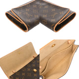 LOUIS VUITTON ルイヴィトン モノグラム ポシェットツイン GM 2WAY ブラウン M51852 レディース モノグラムキャンバス ショルダーバッグ ABランク 中古 銀蔵