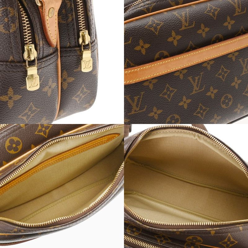 LOUIS VUITTON ルイヴィトン モノグラム リポーター PM ブラウン M45254 ユニセックス モノグラムキャンバス ショルダーバッグ Bランク 中古 銀蔵