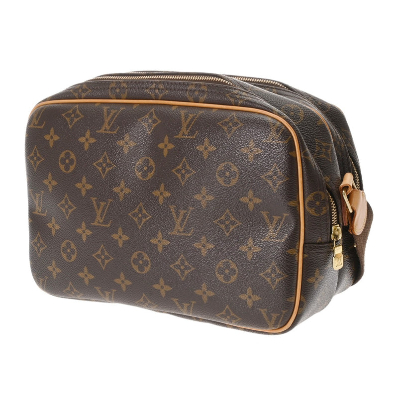 LOUIS VUITTON ルイヴィトン モノグラム リポーター PM ブラウン M45254 ユニセックス モノグラムキャンバス ショルダーバッグ Bランク 中古 銀蔵